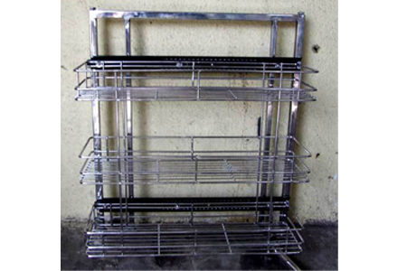 Steel Kitchen Tier Pullout