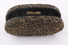 Velvet embroidery heavy Clutches purse, Color : Multi