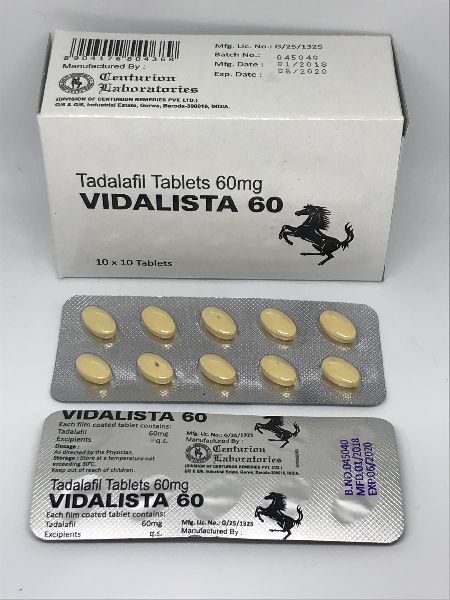 Generic Cialis - Vidalista 60 MG Tablets