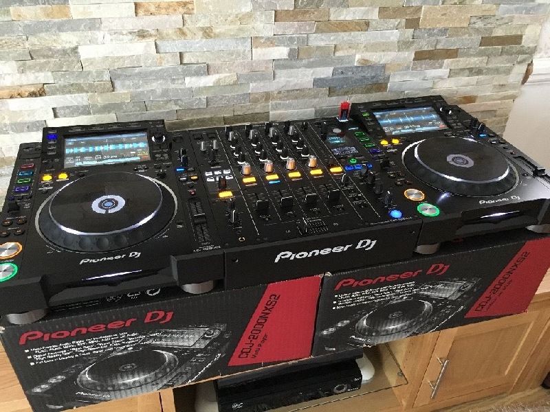 2x Pioneer CDJ-1000MK3 MEZCLADOR DJ PAQUETE