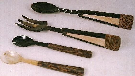 Horn Wood Pearl Cutlery