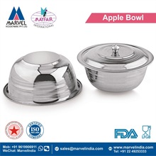 Apple Bowl With and Without Cover