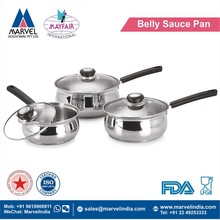 Belly Sauce Pan With Bakelite Handle, Certification : FDA, LFGB, SGS