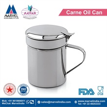  Stainless Steel  Metal Carne Oil Can, Feature : Eco Friendly