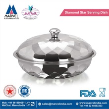 Diamond Star Dish With Cover