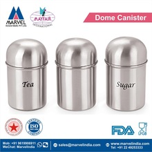 Metal Dome Canister, Certification : FDA, LFGB, SGS