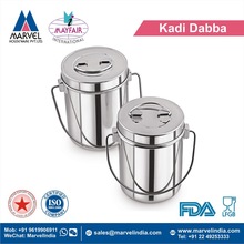  Stainless Steel  Metal kadi dabba, Certification : FDA, LFGB, SGS