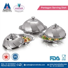 Pentagon Serving Dish With Cover