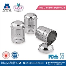 Rib Canister With Dome Lid, Feature : Eco Friendly