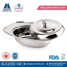 Wing Serving Dish With Cover