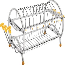 Kitchen Dish Drainer Rack Holder, for Tableware, Feature : Eco-Friendly, Stocked