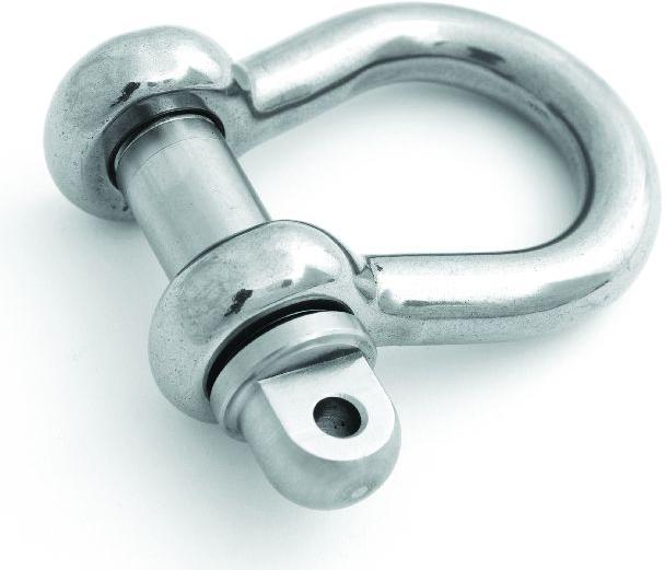 Metal Bow Shackle, Color : Silver