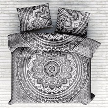 Indian Ombre Mandala Bedding Set, Feature : Eco-Friendly, Washable, Loops Closure