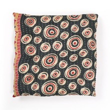Handicraft-Palace 100% Cotton Kantha Cushion Cover, Shape : Square