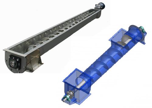 Electric Carbon Steel Screw Conveyor