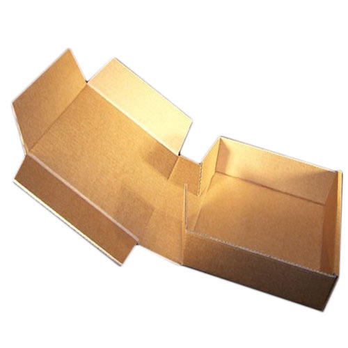 Rectangle Cardboard Die Cut Carton Box, Pattern : Plain