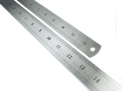 stainless steel ruler