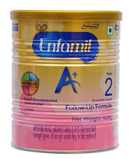 Enfamil A With DHA Stage 2 Follow Up Formula - 400 gm