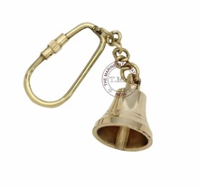 Brass Key Chain Ship Bell