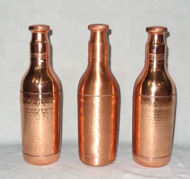 Copper Champagne Bottle