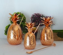 Copper pineapple cup