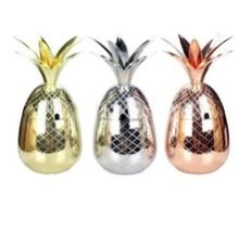 Embossed Copper Pineapple Wine MUG
