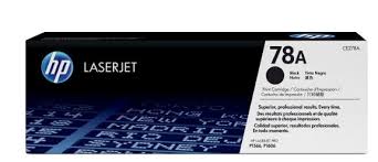 HP CE278A Black Toner Cartridge (78A), Packaging Type : PACK