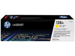 HP CE322A Yellow Toner Cartridge (128A), Packaging Type : PACK