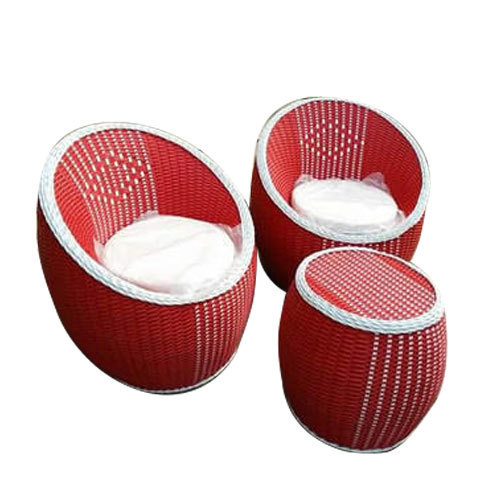 Red Table Chair Set
