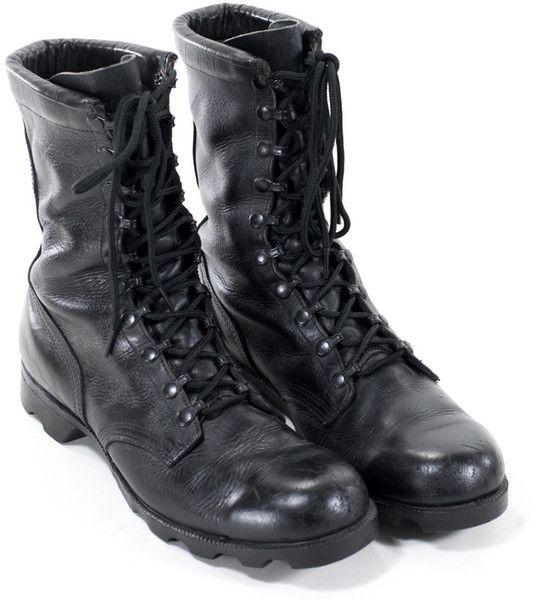 Leather Army Boots, Gender : Male