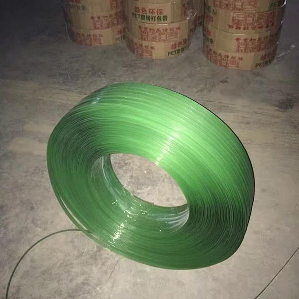 Green Embossed Polyester PET Plastic Strips