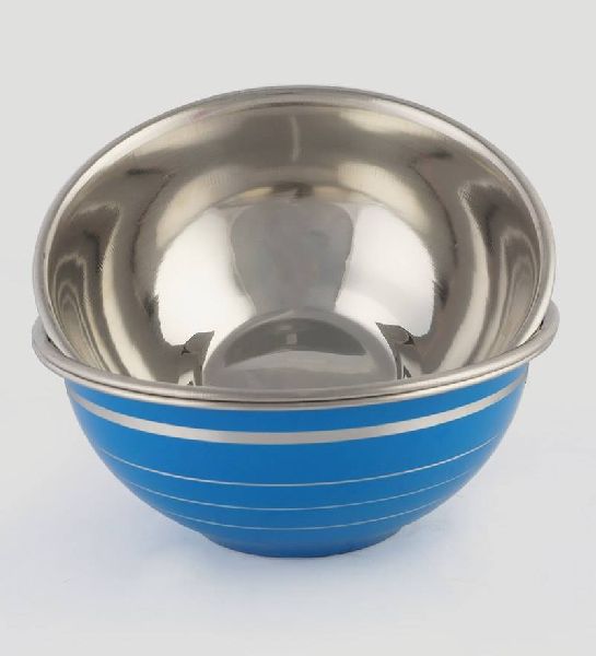 color stainless steel dog bowl