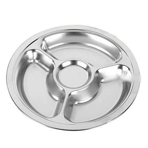Stainless steel Dinner Plates With Handles, Feature : Eco-Friendly, Stocked