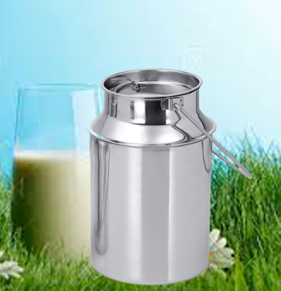 stainless steel metal flower milk can
