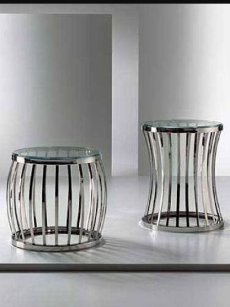Round Polished Steel Stools, for Bar, Canteen, Hotel, Office, Feature : Corrosion Proof