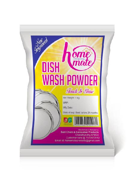 Homemate Dish Wash Powder, Packaging Type : Plastic Pouch