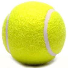 Plain Rubber Tennis Ball, Shape : Round