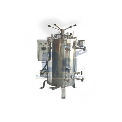 S.S. MANUAL VERTICAL AUTOCLAVE, Voltage : 220/230Volts