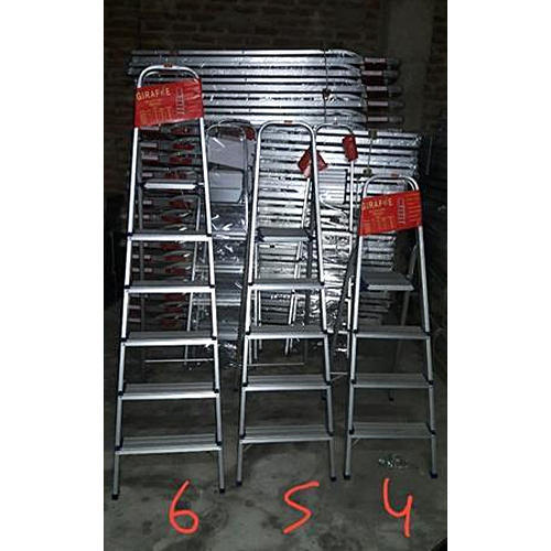 Aluminum Ladder, Color : Silver
