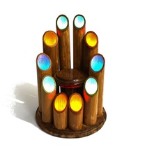 Bamboo Led lamp, for Decoration, Color : Multicolor