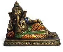 Handmade Clay Lord Ganesha Statue