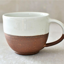 Tea cup glass designer pottery