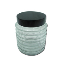 Cheap Glass jars wood lid