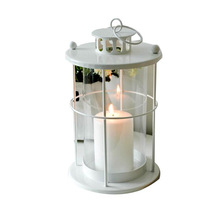 Magical white aluminum lantern