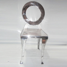 Stainless Steel Chair, for Wedding, hotel, Color : White