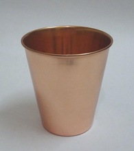 BNB Metal Copper Mint Julep Cup, Size :  