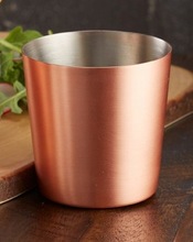 Satin Copper Fry Cup