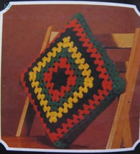 Hippy Crochet Cushion Cover