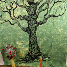 Polyester / Cotton Wall Hanging Tree Tapestry, Pattern : Pattern, Technics : Handmade