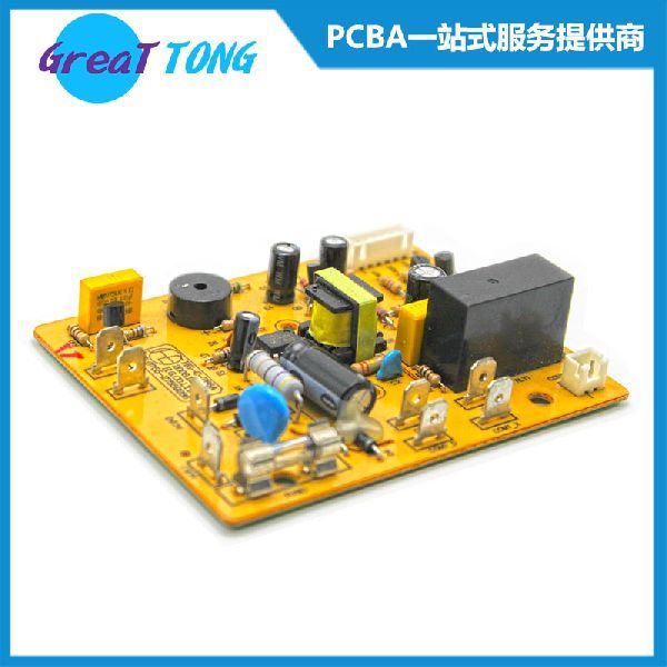 Gasoline Generators PCB Assembly/ 0.2mm Via Yellow Oil